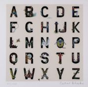 Peter Blake (b.1932) - Appropriated Alphabet 4 screenprint, 2013, signed in pencil, numbered 30/100,