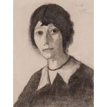 Marie Laurencin (1885-1956) - Self-portrait, 1912 pencil and charcoal on paper, signed, dated and