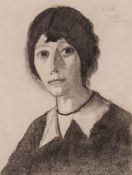 Marie Laurencin (1885-1956) - Self-portrait, 1912 pencil and charcoal on paper, signed, dated and