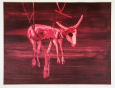 Sidney Nolan (1917-1992) - Ram in thicket screenprint in colours, 1982, signed and titled in pencil,