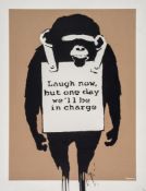 Banksy (b.1974) - Laugh Now screenprint in colours, 2003, numbered 176/600, published by Pictures on