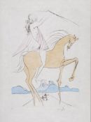 **Salvador Dalí (1904-1989) - Amazone (M&L.679) etching with drypoint, stencil and extensive hand-