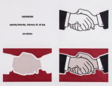 Roy Lichtenstein (1923-1997)(after) - Castelli Handshake Poster (C.App.1) offset lithograph