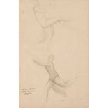 Jean Mayodon (1893-1967) - Isadora Duncan Dancing pencil on paper, signed in pencil at lower middle,