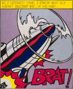 Roy Lichtenstein (1923-1997)(after) - As I Opened Fire the set of three offset lithographs printed