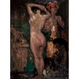 Sir Frank Brangwyn (1867-1956) - Standing nude oil on canvas 40 x 30 in., 101.6 x 76.3 cm IMPORTANT: