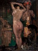 Sir Frank Brangwyn (1867-1956) - Standing nude oil on canvas 40 x 30 in., 101.6 x 76.3 cm IMPORTANT: