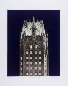 Richard Haas (b.1936) - General Electric Building etching, 2005, signed, dated and titled in pencil,