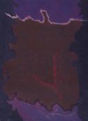 Theodoros Stamos (1922-1997) - Infinity Fields, 1983 acrylic on paper, from Delphi Series 30 1/2 x
