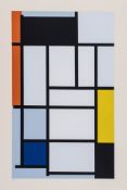 Piet Mondrian (1872-1944) - Composition Avec Rouge, Jaune et Bleu screenprint in colours, 1921,