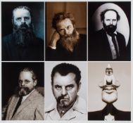 Gavin Turk (b.1967) - Rodin, Morris, Cezanne, Matisse, Man Ray, and Dali offset lithograph printed