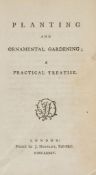 [Marshall (William)] - Planting and Ornamental Gardenin; A Practical Treatise,   first