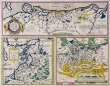Ortelius (Abraham) - A group of 6 maps of central and northern Europe, including Pomeraniae,