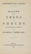 Bunbury -  Arboretum Notes. Notes on the Trees and Shrubs cultivated at Barton  ( Sir   Charles J.