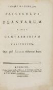 Lyons - , Jun . Fasciculus plantarum circa Cantabrigiam nascentium  (Israel),  Jun  .   Fasciculus