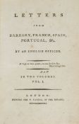 [Jardine (Alexander)] - Letters from Barbary, France, Spain, Portugal, &c., 2 vol.,   first edition