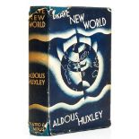 Huxley (Aldous) - Brave New World,  shelf-lean, jacket spine browned, chipped and creased at head