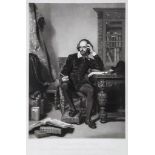 Faed (James) - Shakespeare in his study, seated portrait after John Faed R.S.A.,  mixed-method