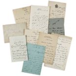 COLLECTION OF LETTERS- SURTEES, CORELLI ETC. - Large collection of autograph letters to the operatic