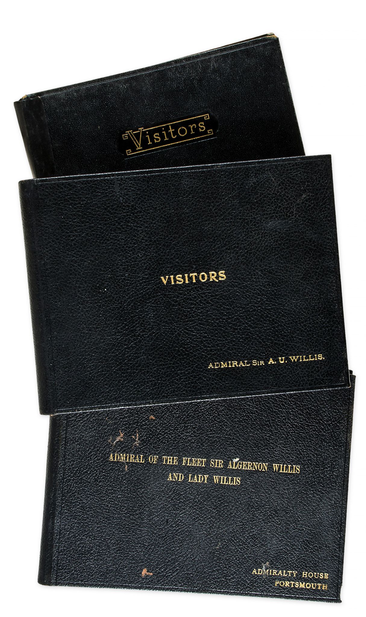 WILLIS, ALGERNON ADMIRAL - VISITORS BOOKS - Three visitor books formerly of property of Admiral of - Image 4 of 7