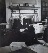CHURCHILL, WINSTON - Photograph signed and dated in lower right margin showing... Photograph
