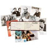 AUTOGRAPH COLLECTION - BRITISH ENTERTAINERS - Autograph album containing signatures mainly by