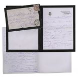 PATTI, ADELINA - Two autograph letters signed , addressed to Mr Herbert Thorndike... Two autograph