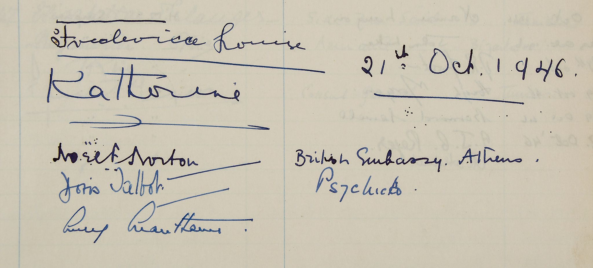 WILLIS, ALGERNON ADMIRAL - VISITORS BOOKS - Three visitor books formerly of property of Admiral of - Image 5 of 7