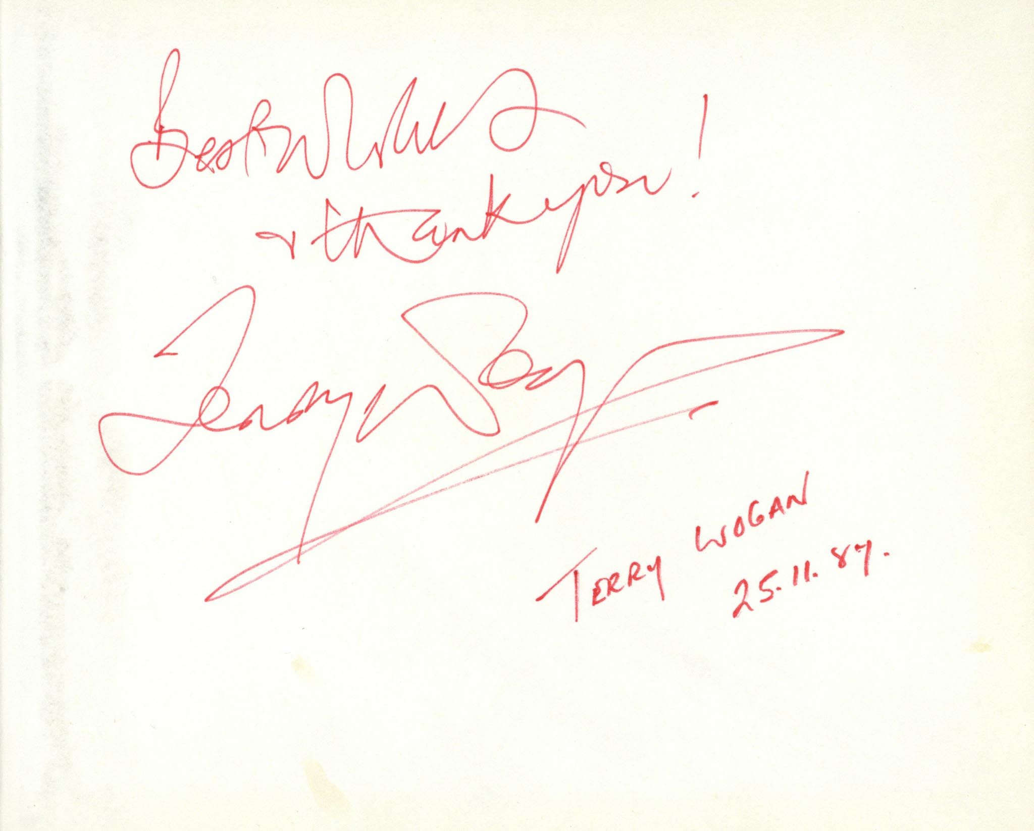 CHILDREN IN NEED AUTOGRAPH COLLECTION - 1987 - A unique autograph album including signatures in - Image 4 of 6