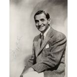 BERLIN, IRVING - A glossy, black and white 24.5 x 19cm photograph of Irvin Berlin A glossy, black