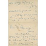 HEPBURN, KATHERINE - Autograph note signed on personalised stationery Autograph note signed ('