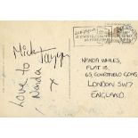 MISCELLANEOUS COLLECTION - Collection of signed letters and cards including postcard... Collection
