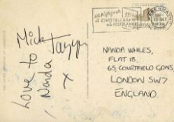 MISCELLANEOUS COLLECTION - Collection of signed letters and cards including postcard... Collection