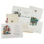 POLITICAL INTEREST - INCL. COMMONWEALTH PMs - Large collections of Christmas Cards signed by
