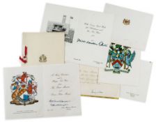 POLITICAL INTEREST - INCL. COMMONWEALTH PMs - Large collections of Christmas Cards signed by