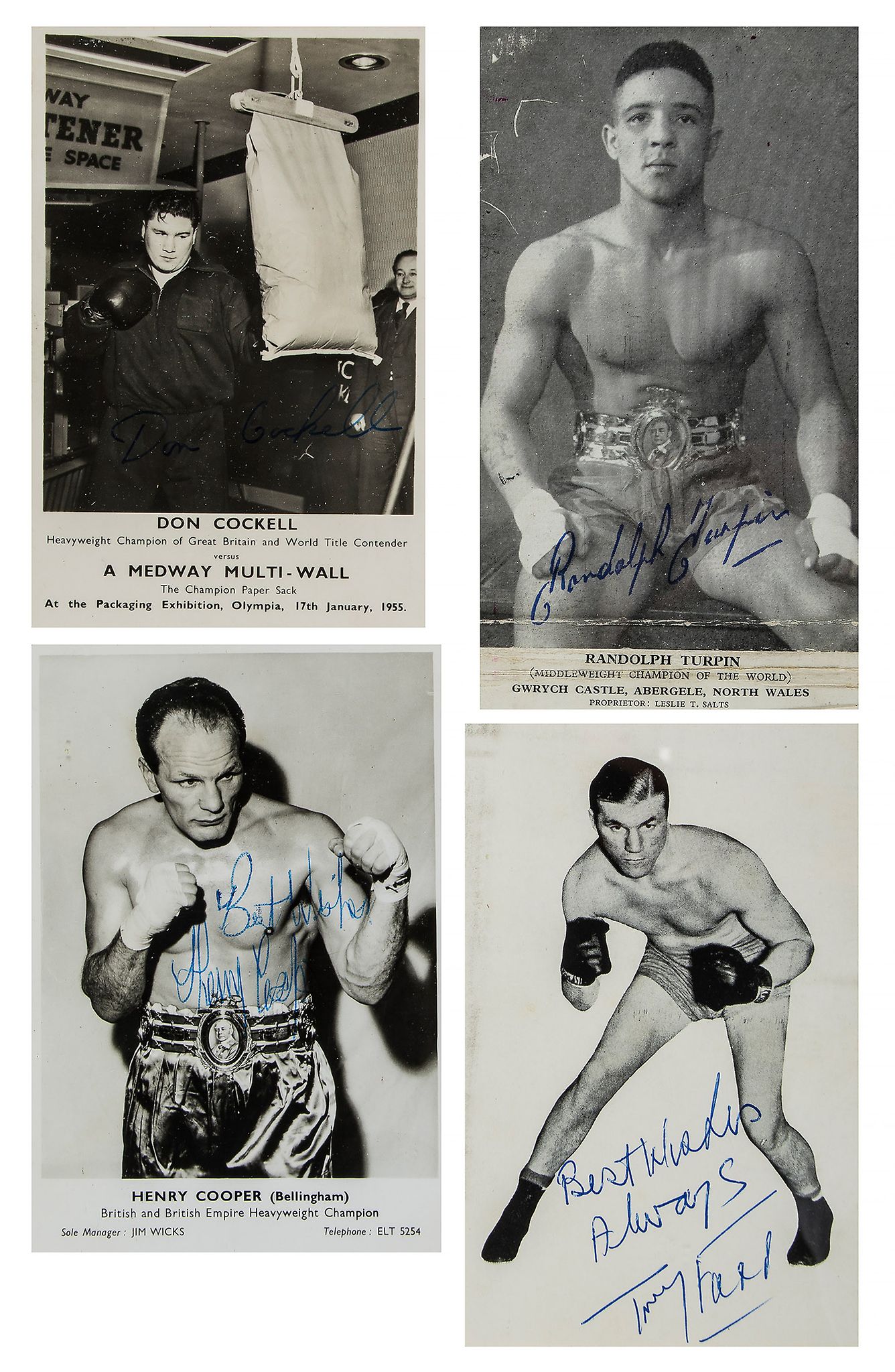 AUTOGRAPHS COLLECTION - INCL. SPORT - Large collection of signed photographs, cards, letters Large - Image 4 of 10