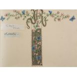 AUTOGRAPH ALBUM - INCL. RUSKIN - Autograph album containing letters and clipped signatures by...
