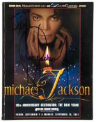 JACKSON, MICHAEL - Rare copy of the programme of 'Michael Jackson Rare copy of the programme of '