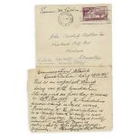 DE VALERA, EAMON - First Day Cover envelope signed with a stamp commemorating the... First Day Cover