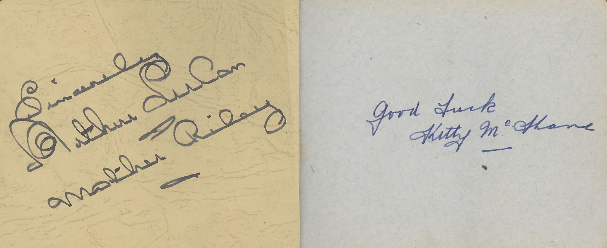 AUTOGRAPH ALBUM -INCL. LAUREL & HARDY - Autograph album containing signatures mainly by prominent - Image 2 of 4