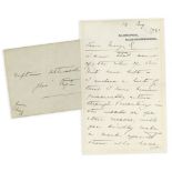 MARY OF TECK, QUEEN CONSORT - Autographed letter signed addressed to Captain Desmond Altwood of...