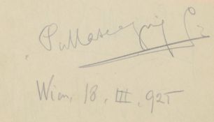 AUTOGRAPH ALBUM - OPERA 1925-1927 - Autograph album containing numerous signatures of some of the