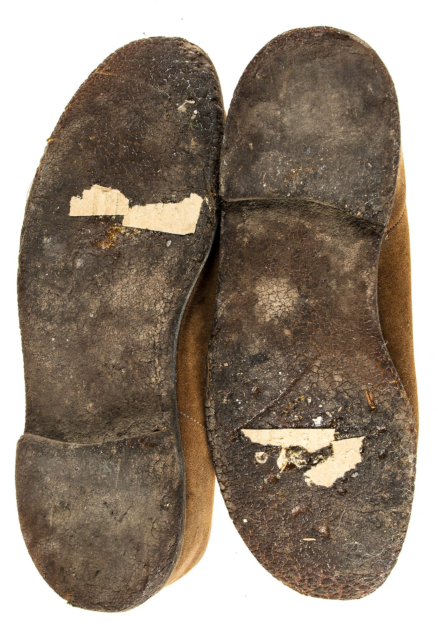 ASTAIRE, FRED - A pair of male suede, lace-up shoes once belonging to Fred Astaire A pair of male - Image 3 of 4