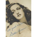 CLASSIC HOLLYWOOD - autograph book - signed photos Collection of signed black and white