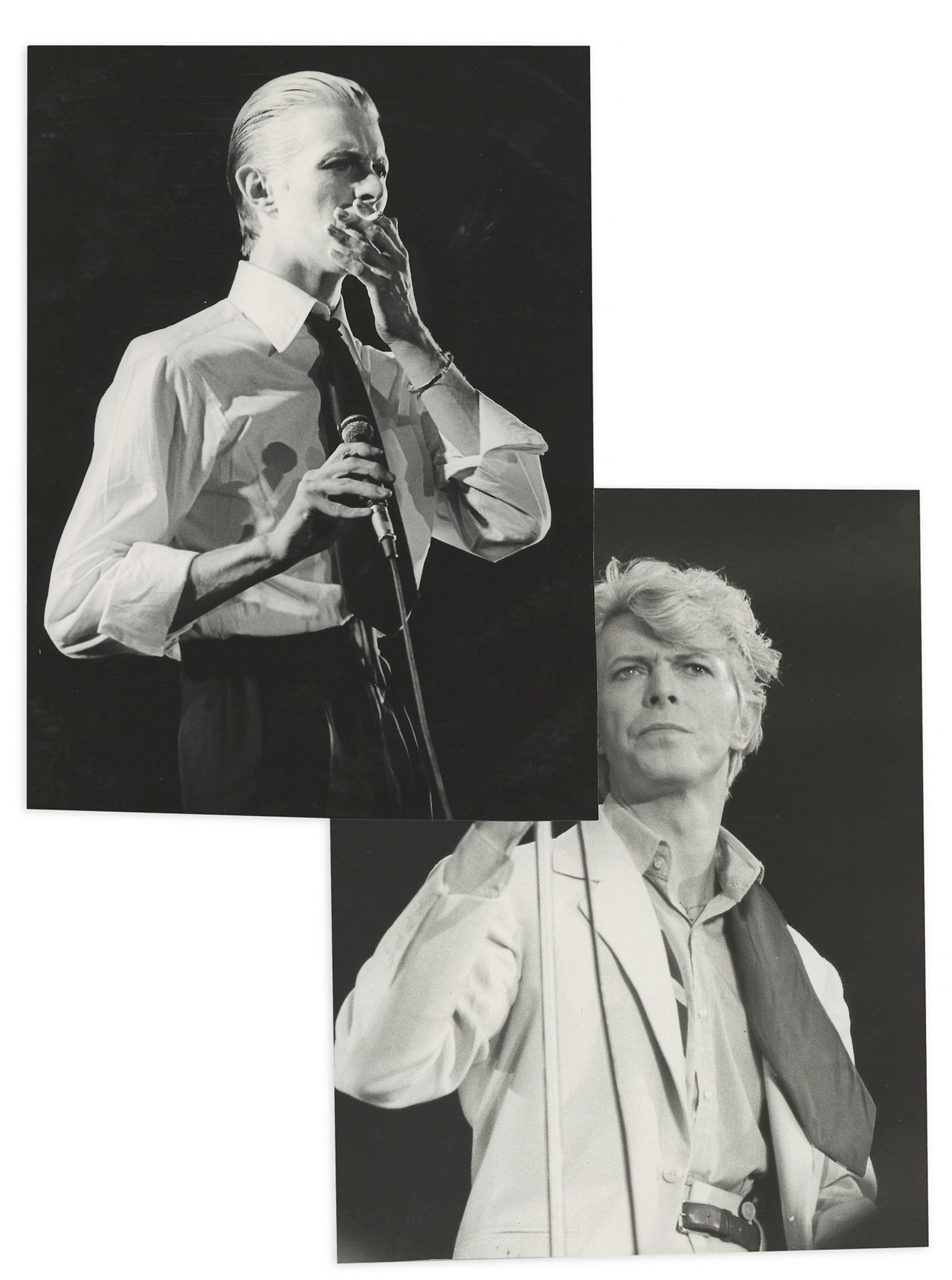 MUSIC - DAVID BOWIE - 2 Bags and framed print Album containing approximately 25 original and - Image 5 of 5