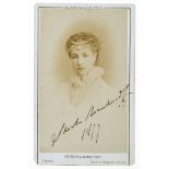 AUTOGRAPH ALBUM - Victorian autograph album, comprising clipped signatures and... Victorian