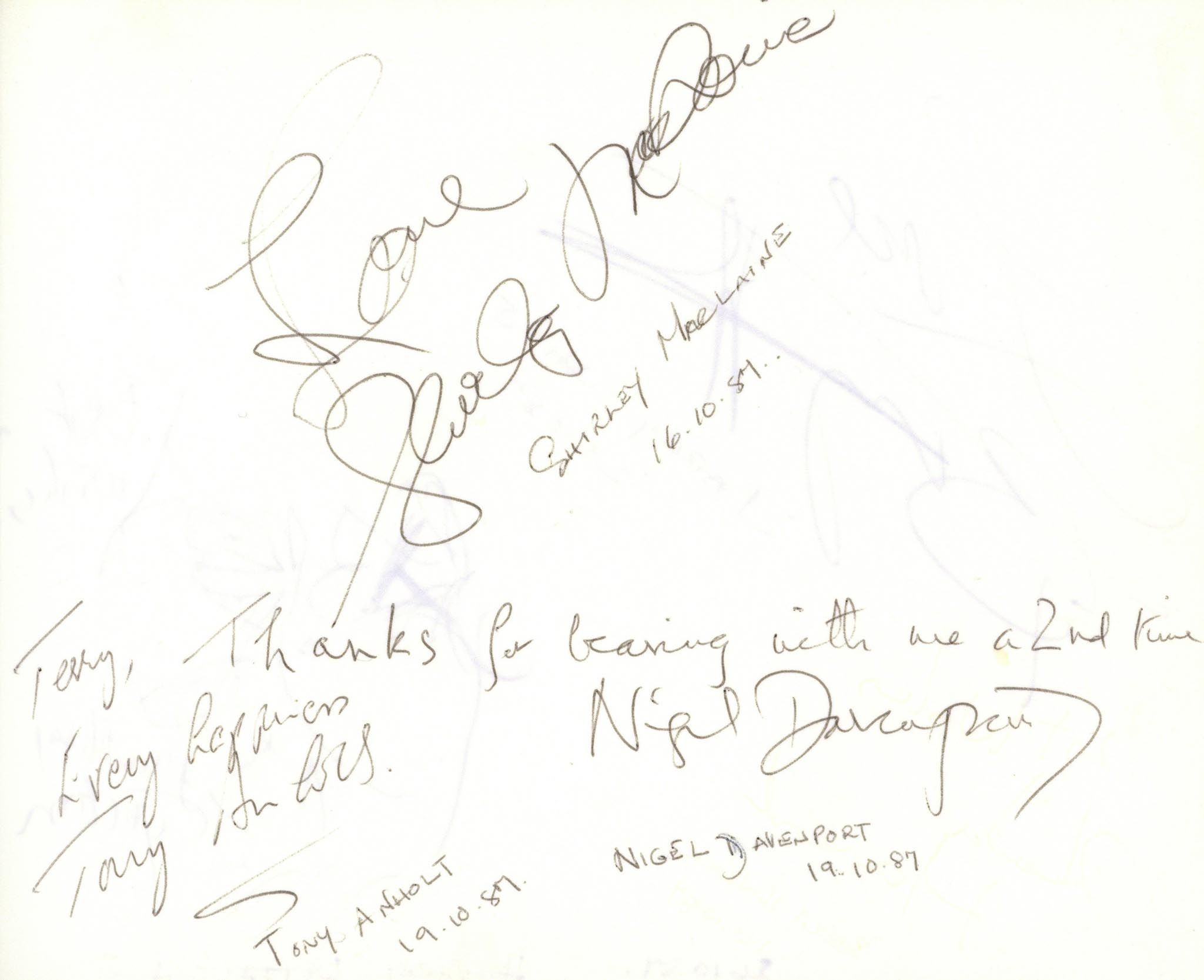 CHILDREN IN NEED AUTOGRAPH COLLECTION - 1987 - A unique autograph album including signatures in - Image 3 of 6