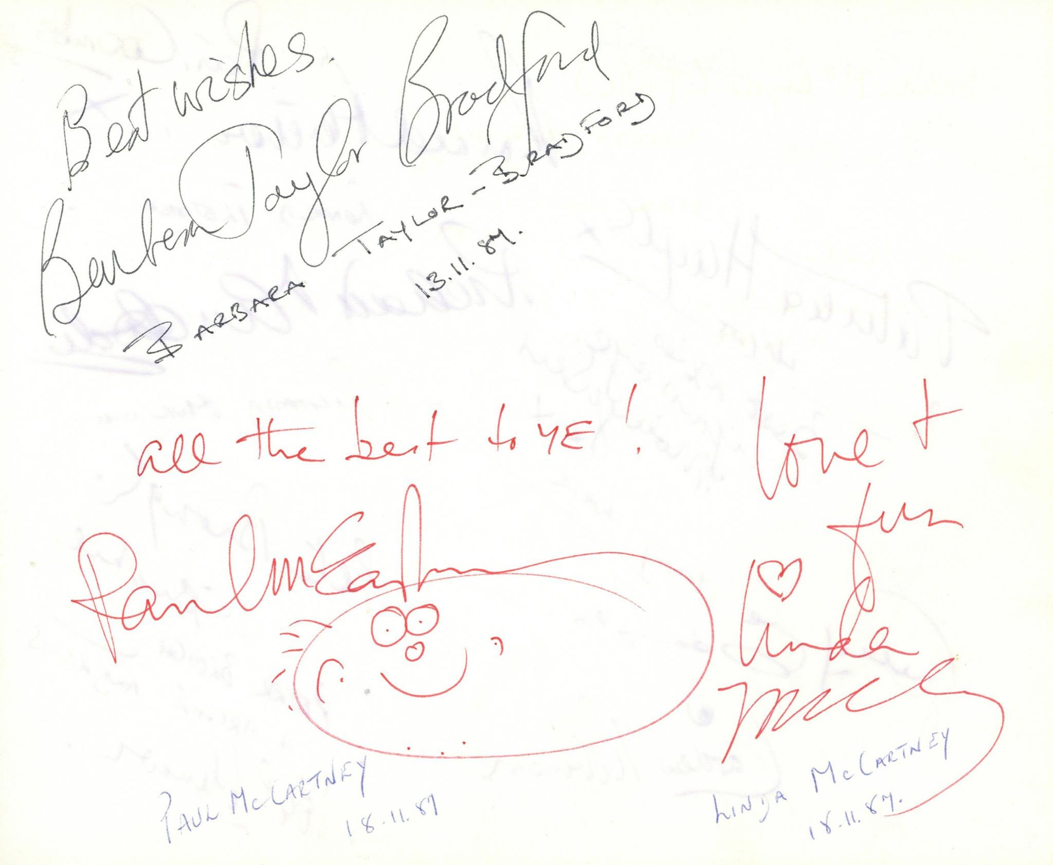 CHILDREN IN NEED AUTOGRAPH COLLECTION - 1987 - A unique autograph album including signatures in