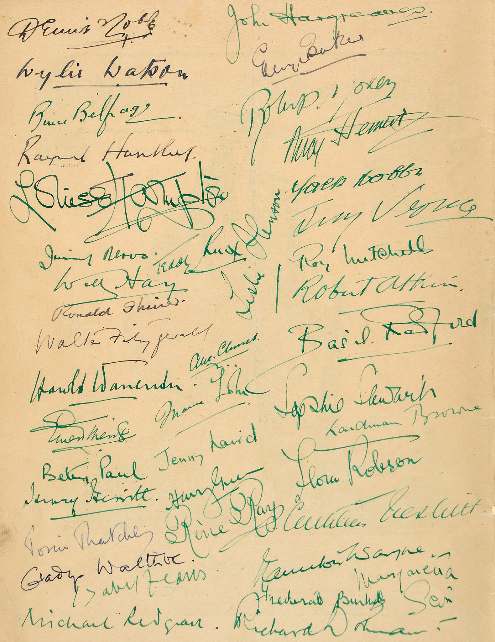 SIGNED THEATRE PROGRAMME - Theatre programme of the 1946 Palace Theatre production of 66 -...