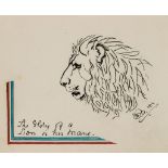 AUTOGRAPH ALBUMS - EARLY 20TH CENTURY - albums Two albums comprising sketches, rhymes and quotes